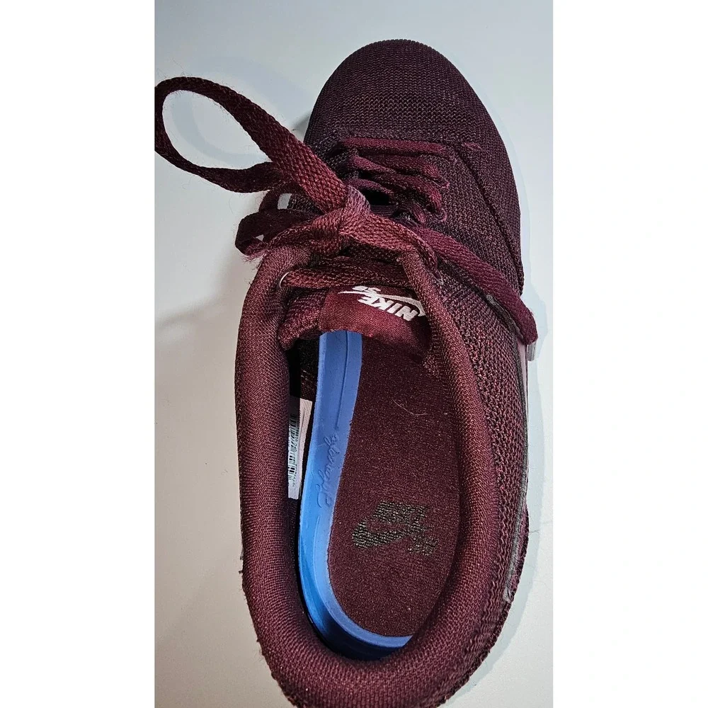 Nike SB Burgundy Mesh Low Top Sneakers Skate Shoes Men Size 10 - Picture 10 of 13